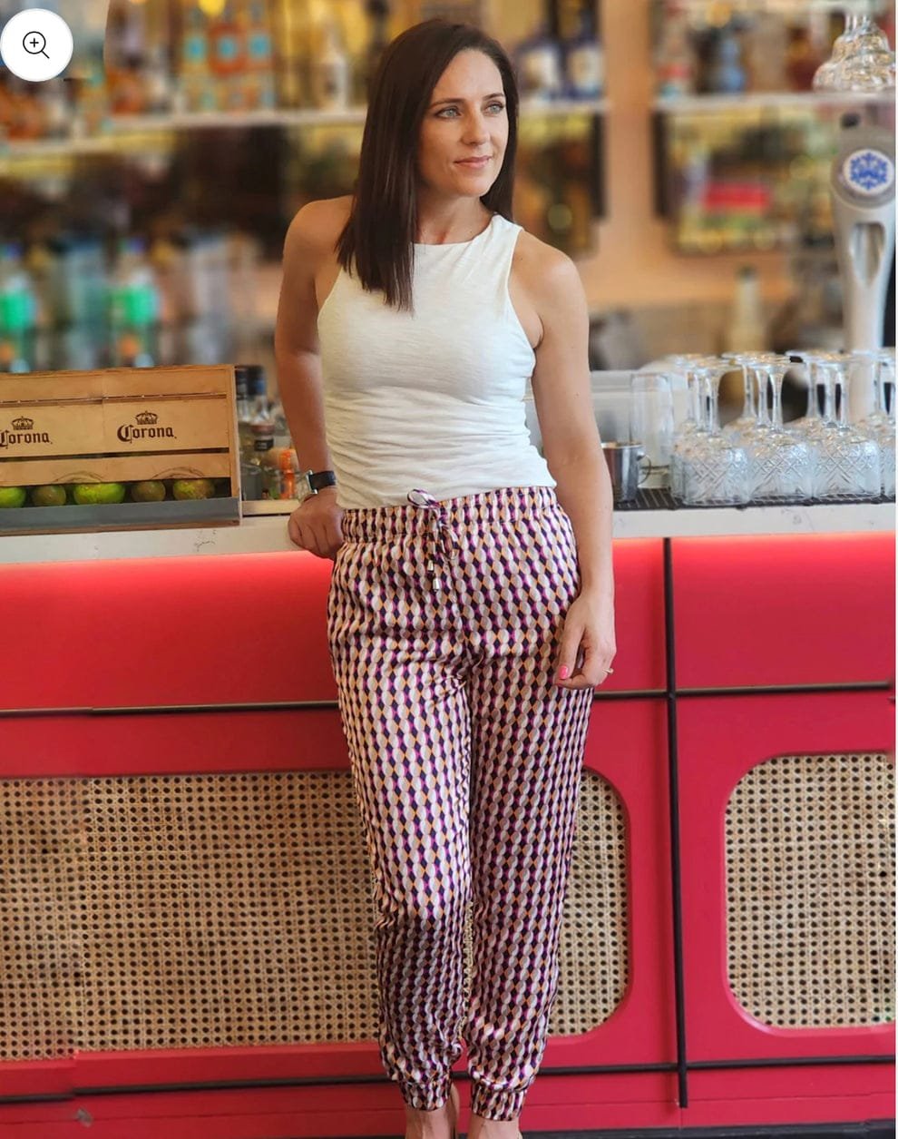 Isla graphic joggers
