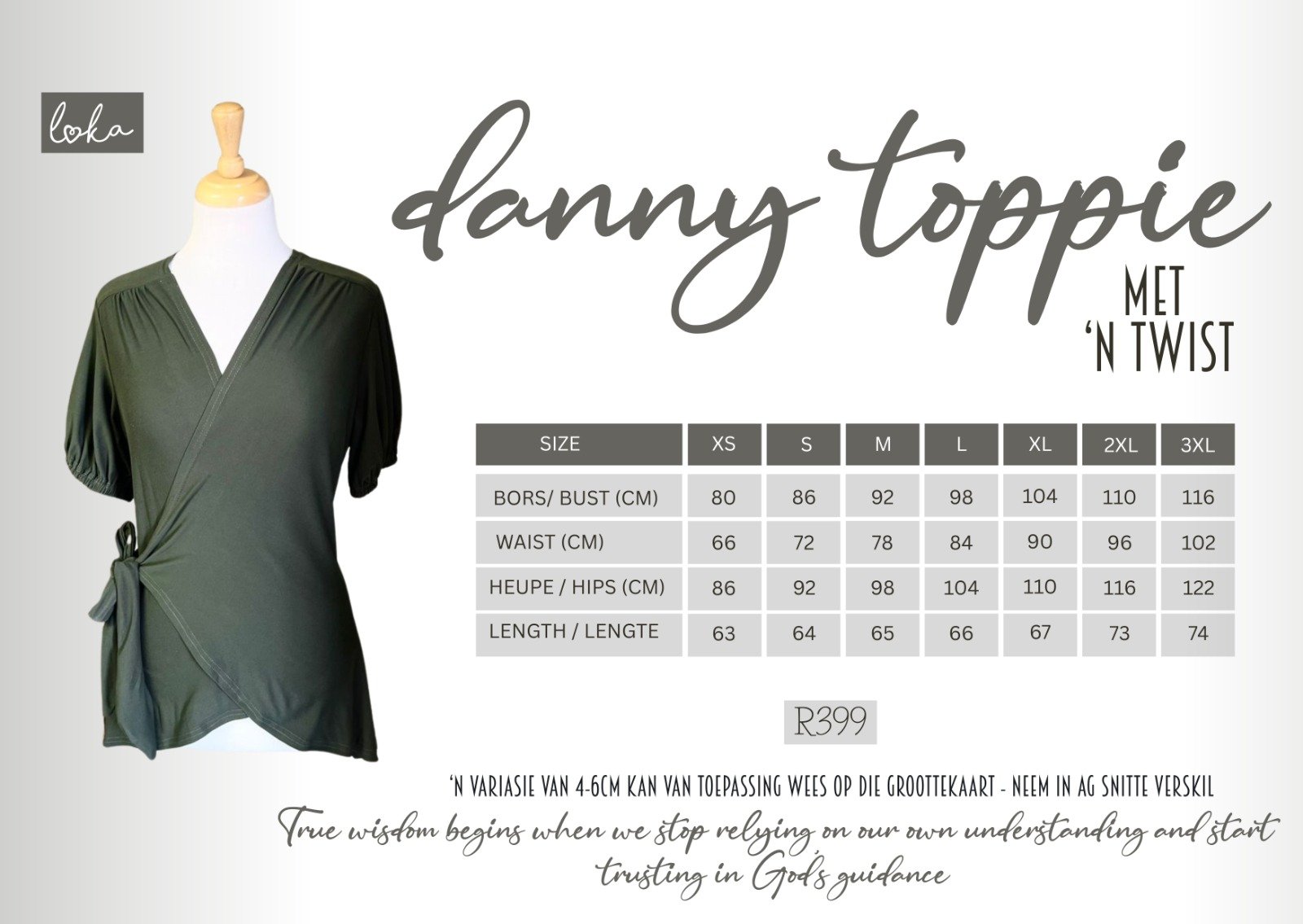Loka | Danny Top | Olive - Image 4
