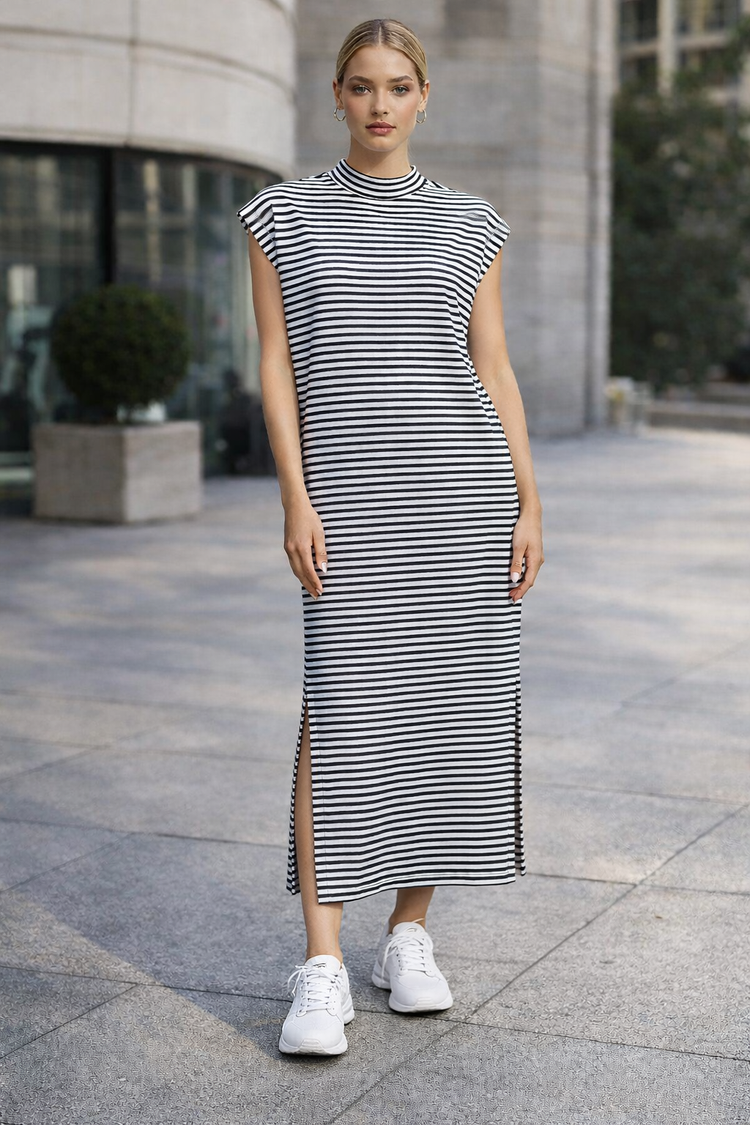 Iwant | Ashley Slip Dress | Striped