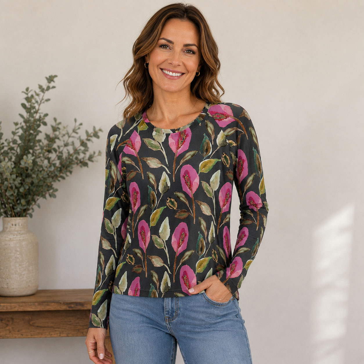 Calypso | Crew Neck Top